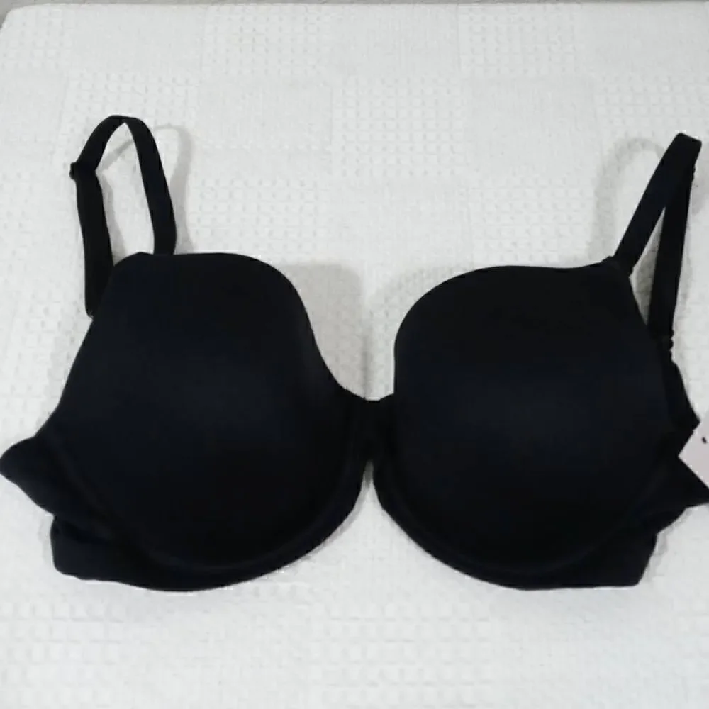 Auden Nursing Maternity Full Coverage Black T-Shirt Bra -A